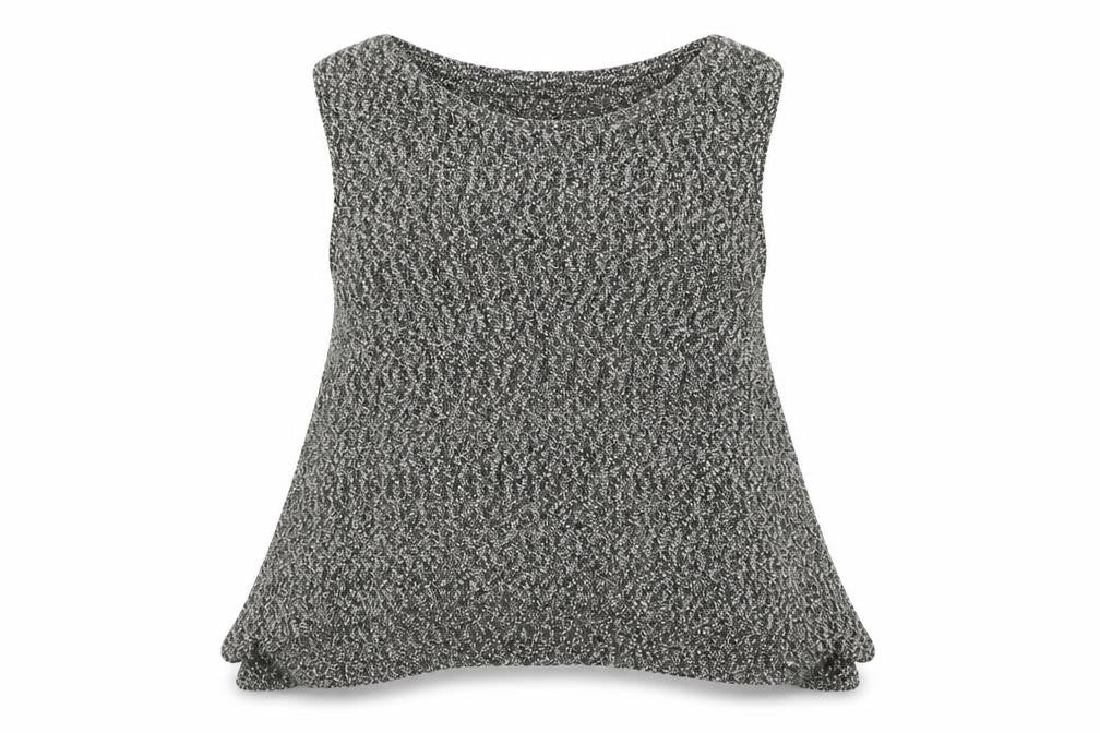 Front view of Next women’s multicoloured cotton basic tank, size UK 10, crew neck