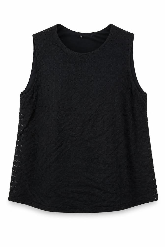 Front view of Matalan women’s black polyamide pullover sweatshirt, size UK 18, pullover - layered