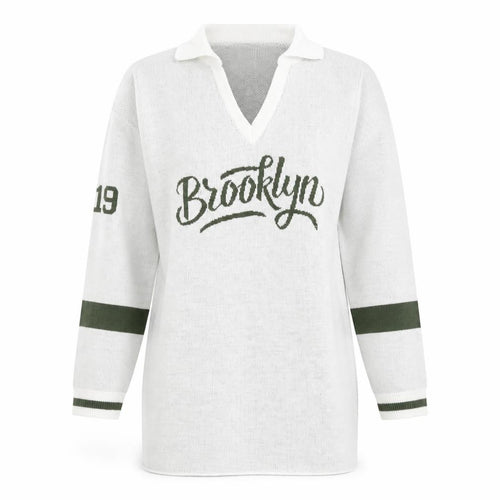 I SAW IT FIRST Womens Grey V-Neck  Acrylic Pullover Jumper Size XS   - Brooklyn, Longline