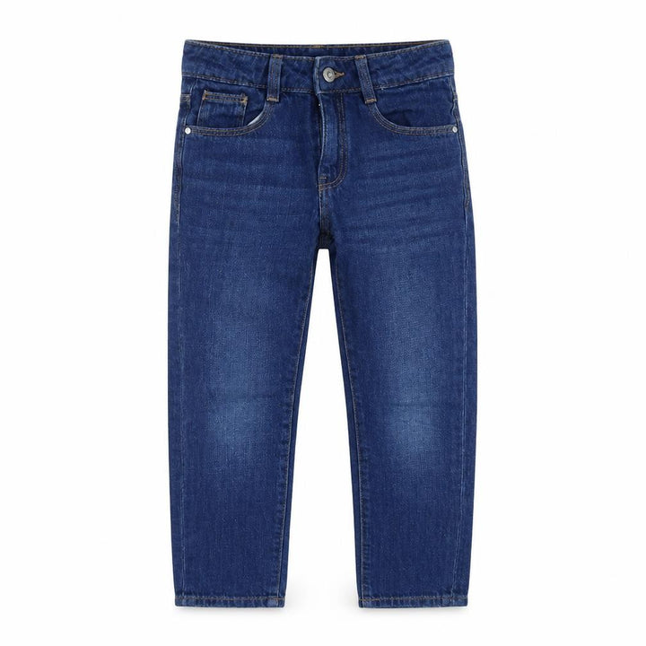 Mango Girls Blue Cotton Skinny Jeans Size 9 Months Regular Zip