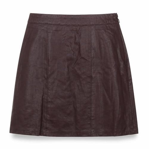 Papaya Womens Purple  Viscose Mini Skirt Size 8   Zip