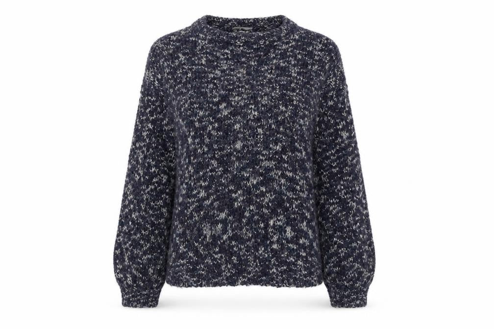 Tu Womens Purple Crew Neck  Polyester Pullover Jumper Size 12
