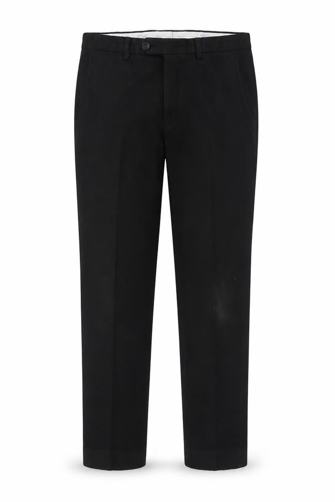 1880 Club Mens Black  Polyester Trousers  Size 32 L29 in Regular Button