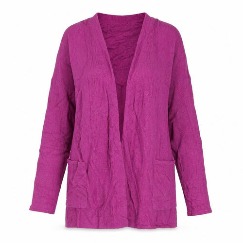 Monsoon Womens Purple V-Neck  Viscose Cardigan Jumper Size S