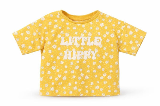 Front view of Matalan Baby Yellow Geometric 100% Cotton Basic T-Shirt, size 9-12, Months Round Neck Pullover - Little Hippy