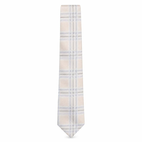 Marks and Spencer Mens Multicoloured Plaids & Checks Silk Pointed Tie One Size