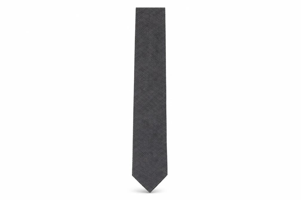 Front view of Marks & Spencer men’s multicoloured striped polyester pointed tie one size