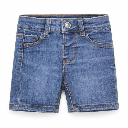 Primark Baby Blue  Cotton Cropped Jeans Size 0-3 Months  Snap