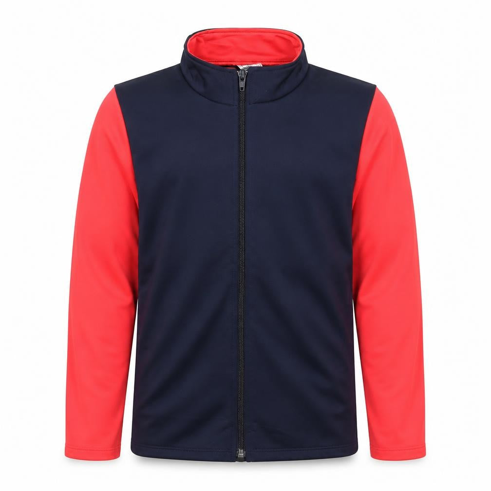 DECATHLON Boys Blue   Jacket  Size 8-9 Years  Zip - Red