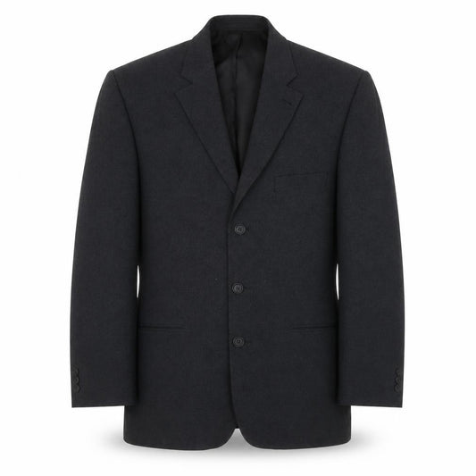 Front view of George men’s grey polyester jacket suit jacket, size 40