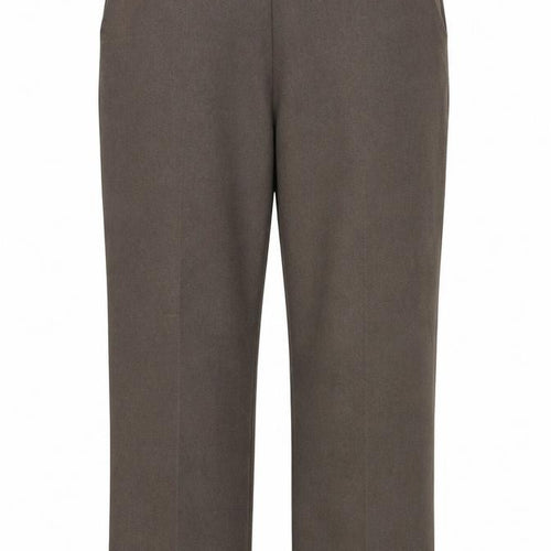 Bonmarché Womens Brown  Polyester Dress Pants Trousers Size 20 L26 in Regular Zip