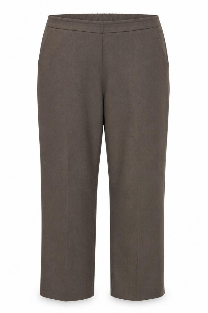 Bonmarché Womens Brown  Polyester Dress Pants Trousers Size 20 L26 in Regular Zip