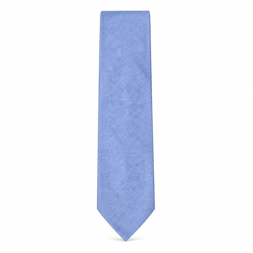 Front view of Next men’s blue striped silk pointed tie one size