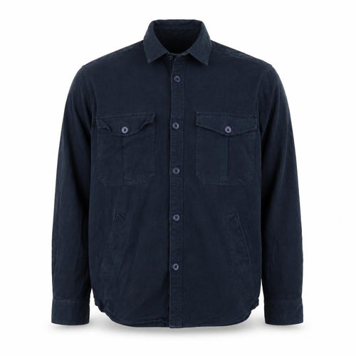 Pull&Bear Mens Blue  Cotton  Button-Up Size S Collared Button