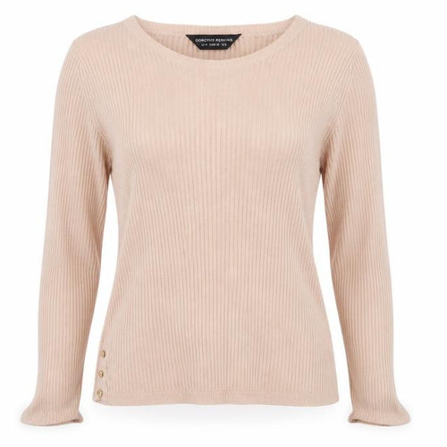Dorothy Perkins Womens Pink Round Neck  Acrylic Pullover Jumper Size 12