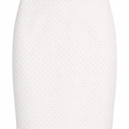 Marks and Spencer Womens Pink Geometric Polyester A-Line Skirt Size 12   Zip