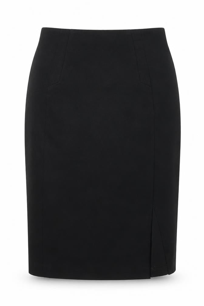 Dorothy Perkins Womens Black  Polyester A-Line Skirt Size 12   Zip