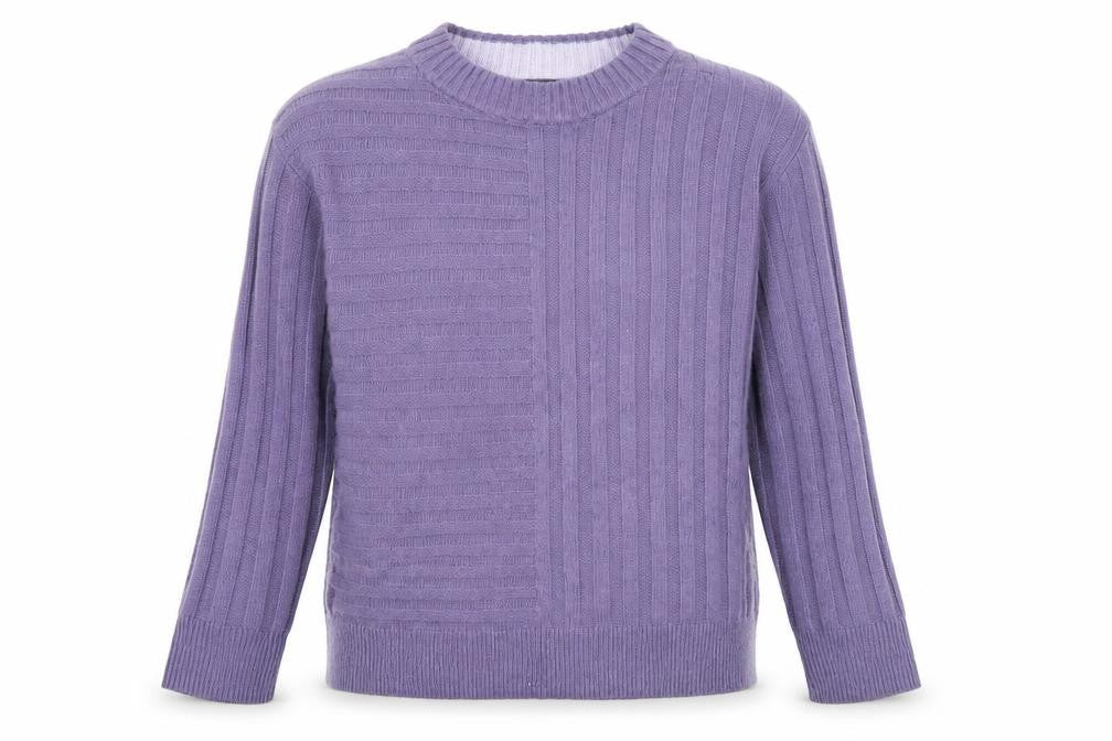 Marks and Spencer Womens Purple Crew Neck  Acrylic Pullover Jumper Size XS