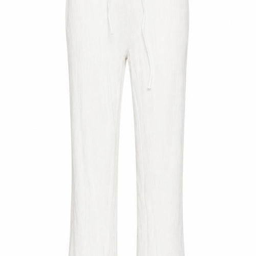 Damart Womens White  Viscose Trousers  Size 12 L28 in Regular