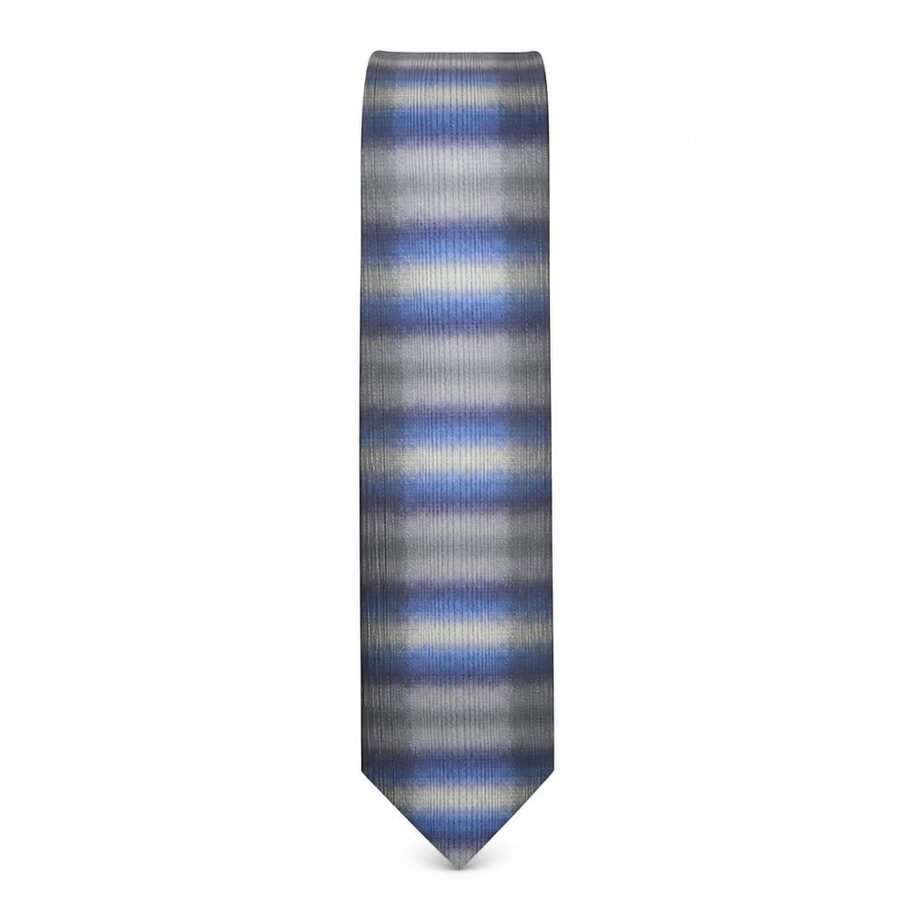 Ciro Citterio Mens Multicoloured Plaids & Checks Silk Pointed Tie One Size