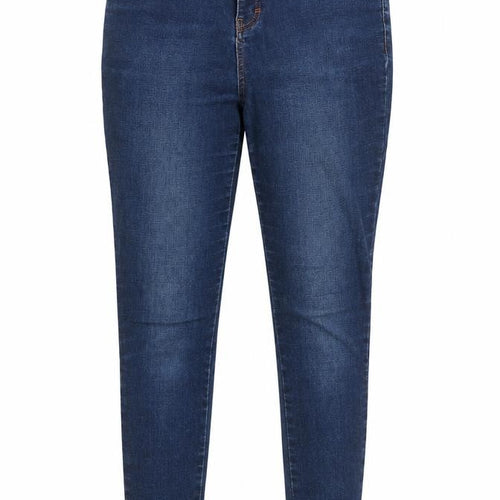 TU Womens Blue  Cotton Skinny Jeans Size 8 L28 in Regular Button