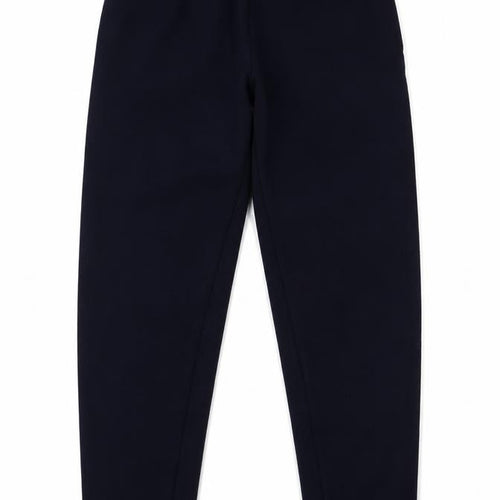Diamond Kids Boys Blue  Acrylic Jogger Trousers Size XS  Slim Pullover