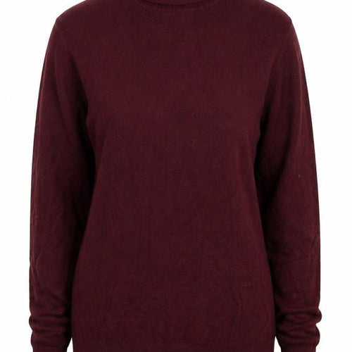 Christiano Baldinucci Womens Purple Roll Neck  Viscose Pullover Jumper Size M