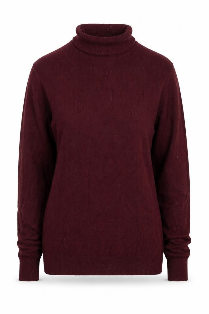 Christiano Baldinucci Womens Purple Roll Neck  Viscose Pullover Jumper Size M