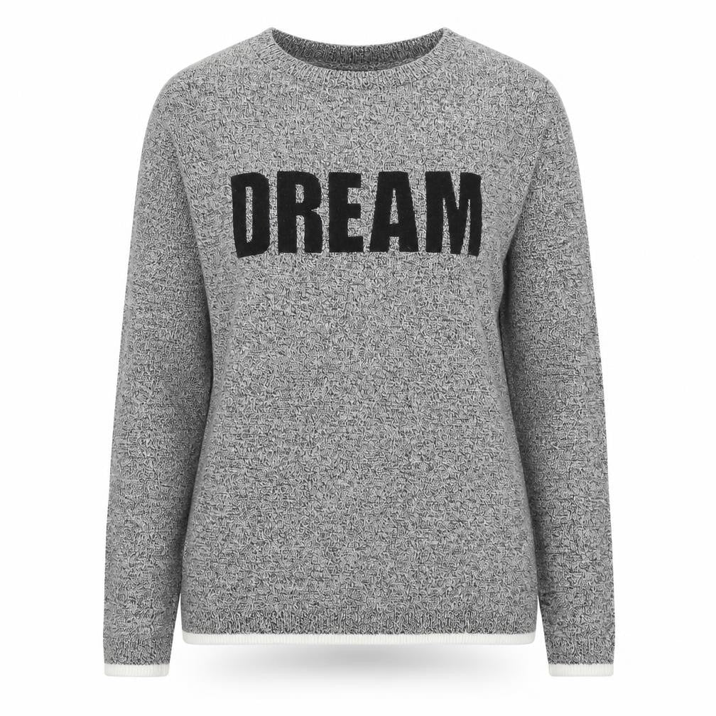 Dorothy Perkins Womens Grey Round Neck  Cotton Pullover Jumper Size S   - Dream