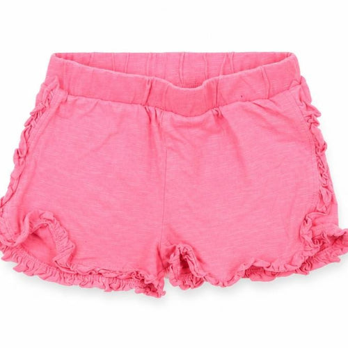 F&F Girls Pink Solid Cotton Capri Sleep Shorts Size 18-24 Months