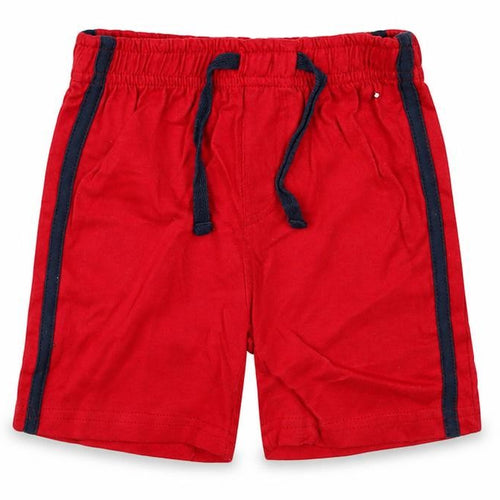 TU Boys Red  Cotton Sweatpants Trousers Size 9-12 Months  Drawstring - Sweat Shorts