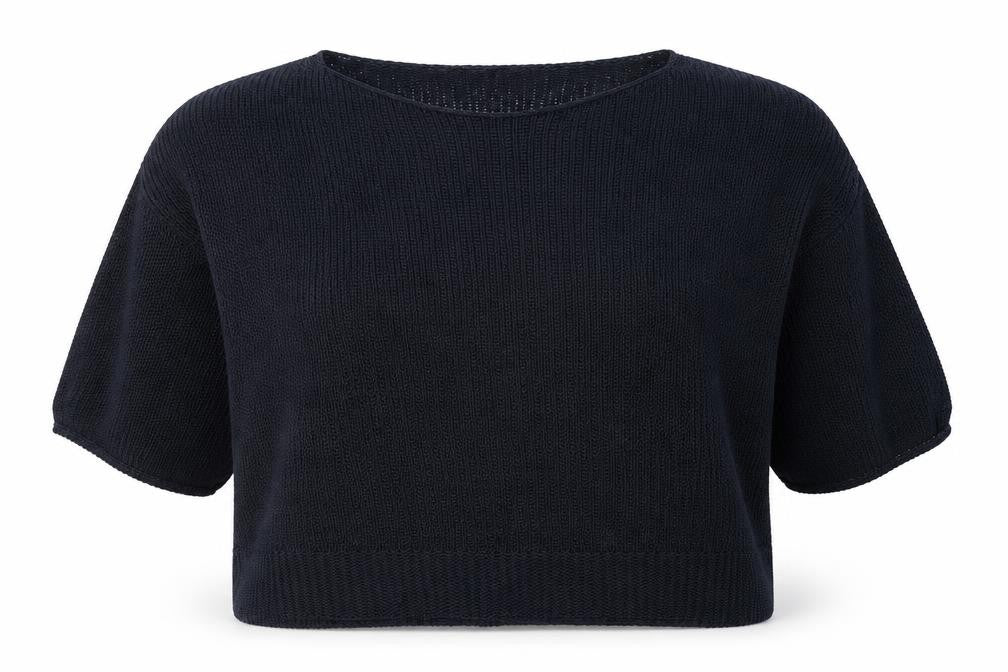 RJR.John Rocha Womens Blue Boat Neck  Acrylic Pullover Jumper Size 20