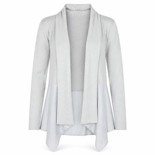 Marks and Spencer Womens Grey Collared  Acrylic Cardigan Jumper Size 10