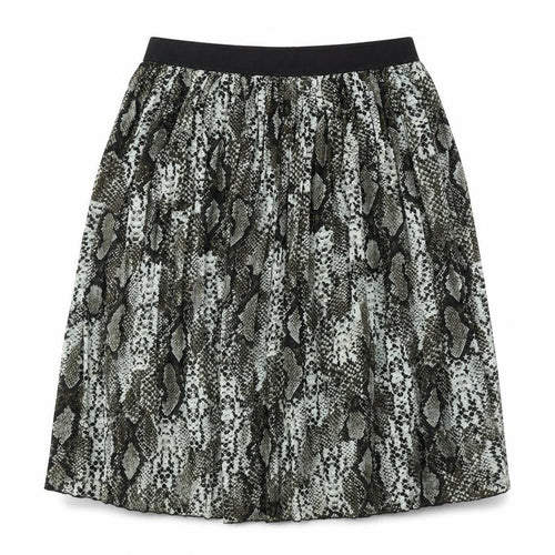 Dunnes Stores Womens Grey Animal Print Polyester Flare Skirt Size L