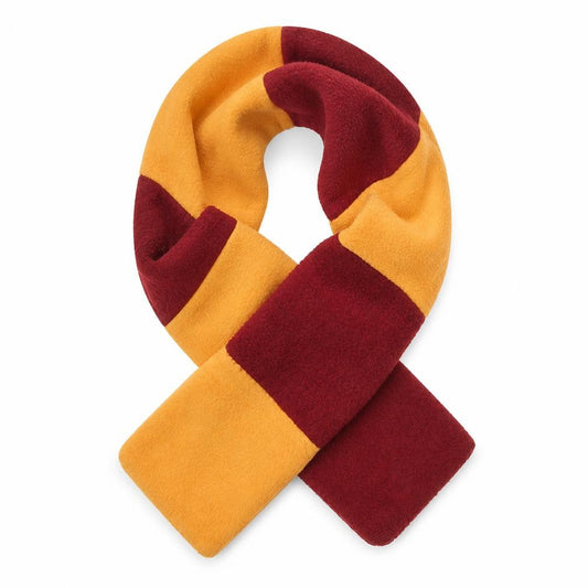 Preworn  Unisex Multicoloured Striped Polyester Scarf Scarves & Wraps Size Regular