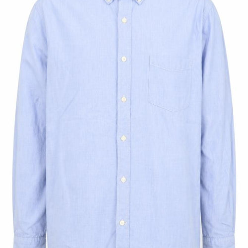 Label of Graded Goods Mens Blue  Cotton  Button-Up Size XL Collared Button