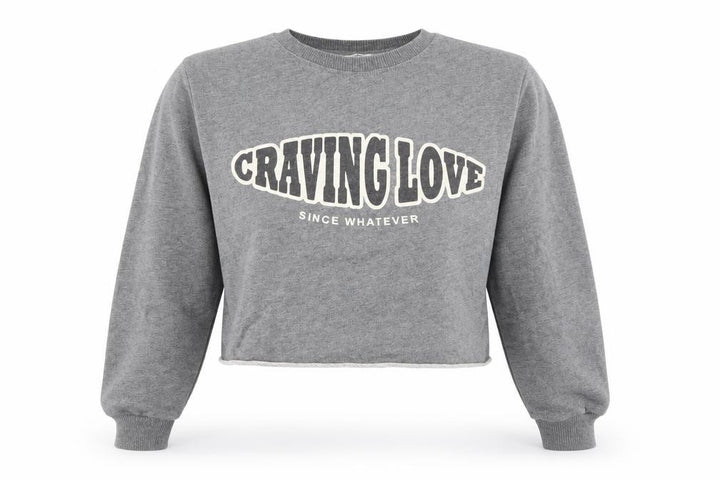 Pull&Bear Womens Grey  Polyester Pullover Sweatshirt Size XS