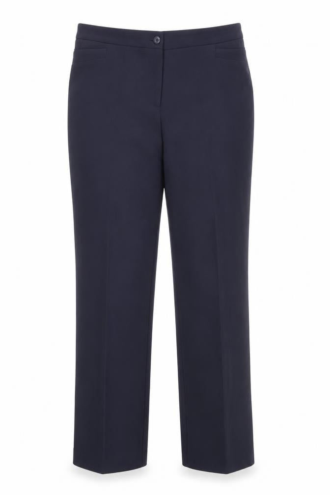 Gerard Womens Blue  Polyester Dress Pants Trousers Size 12 L32 in Regular Button