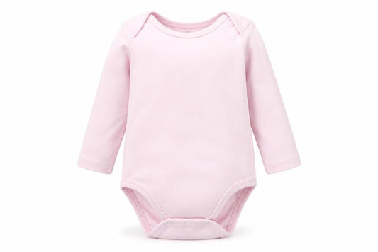 H&M Girls Pink  100% Cotton Babygrow One-Piece Size 6-9 Months  Button