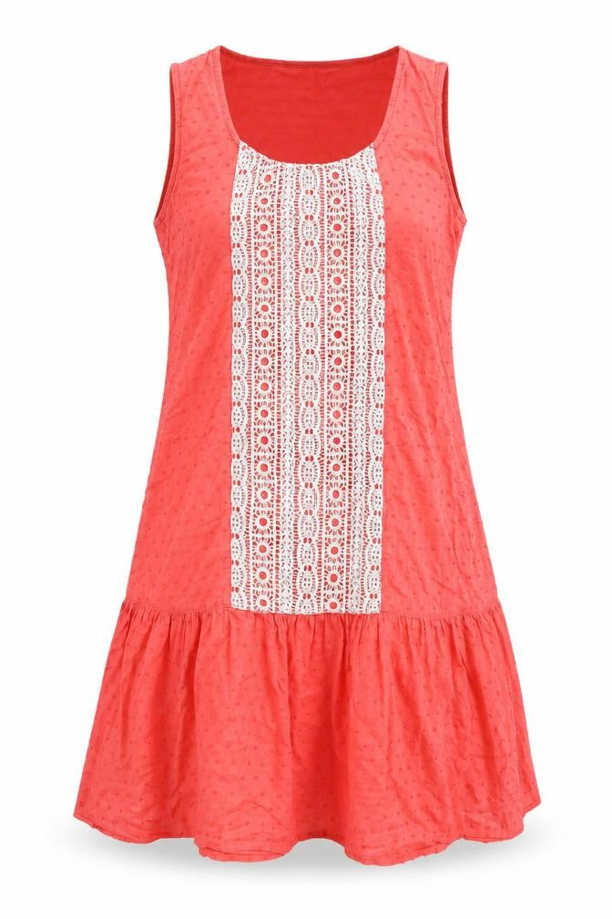 Yepme Womens Pink  100% Cotton A-Line  Size XS  Scoop Neck Pullover