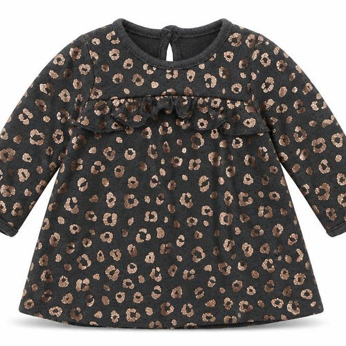 George Girls Multicoloured Animal Print Viscose Jumper Dress  Size 0-3 Months  Round Neck
