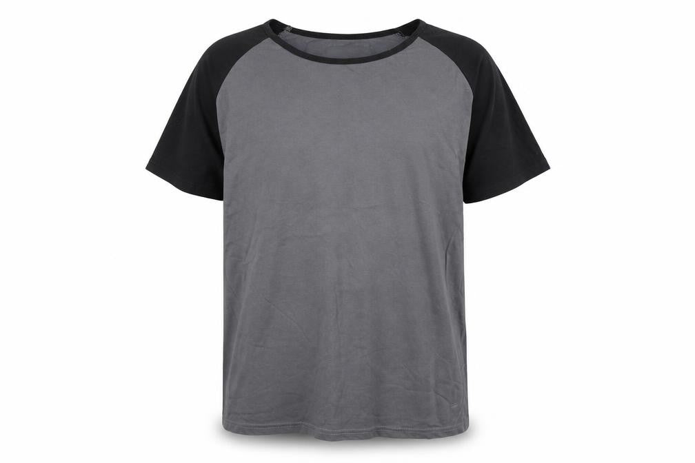 Front view of Aiboria men’s multicoloured polyester t-shirt, size M, round neck