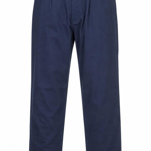 Portwest Mens Blue  Polyester Trousers  Size 30 in L33 in Regular Zip