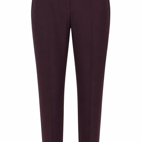 Karen By Simonsen Womens Purple  Polyester Trousers  Size 34 L27 in Regular Zip