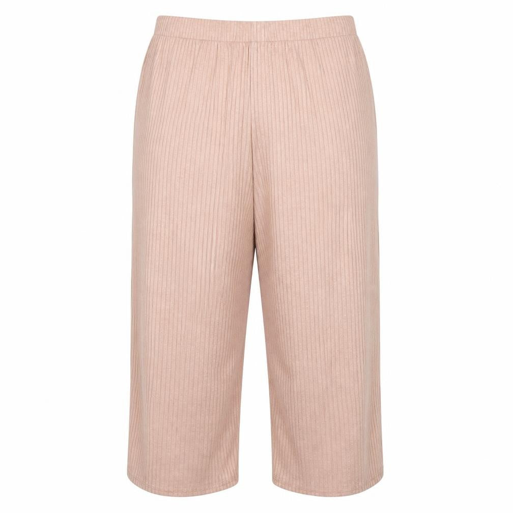 F^F Womens Pink  Polyester Capri Trousers Size 12 L21 in Regular