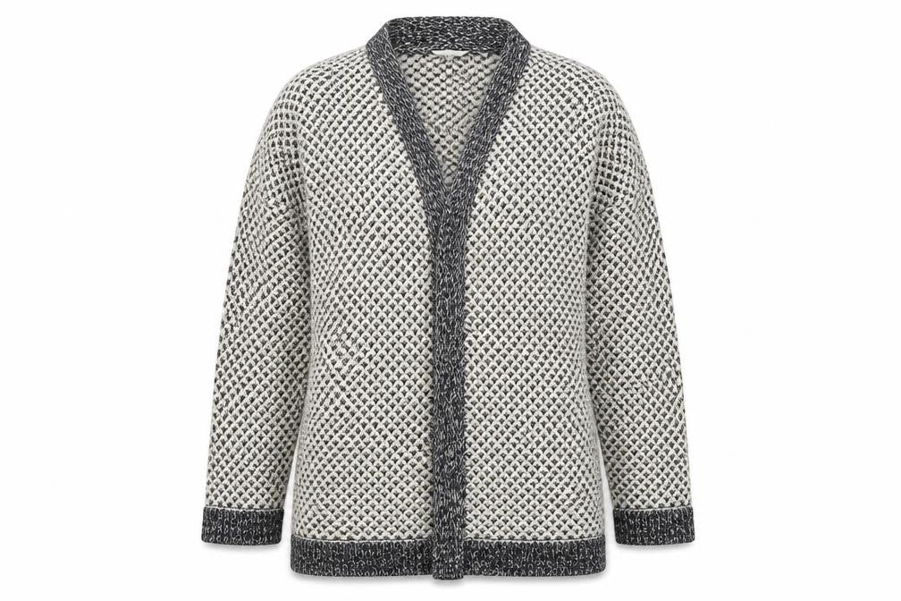 B Collection  Womens Multicoloured V-Neck  Acrylic Cardigan Jumper Size M