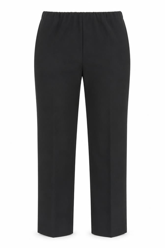 Fair Lady Womens Black  Polyester Trousers  Size 30 in L26 in Regular Zip