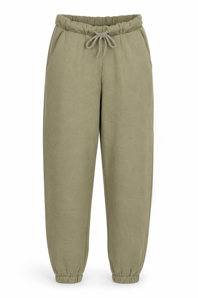 ASOS Womens Green  Cotton Jogger Trousers Size 6 L25 in Regular Drawstring