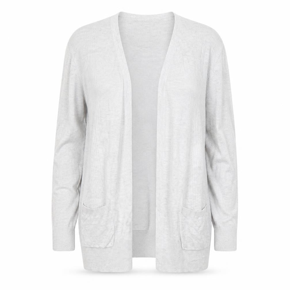 ASOS Womens Grey V-Neck  Viscose Cardigan Jumper Size 12