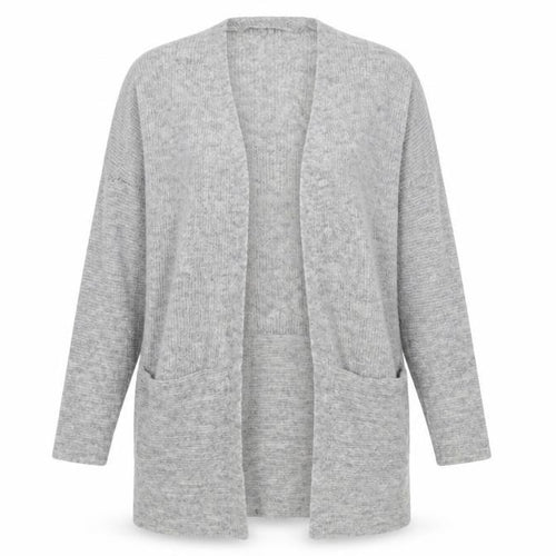 NEXT Womens Grey Round Neck  Acrylic Cardigan Jumper Size 12